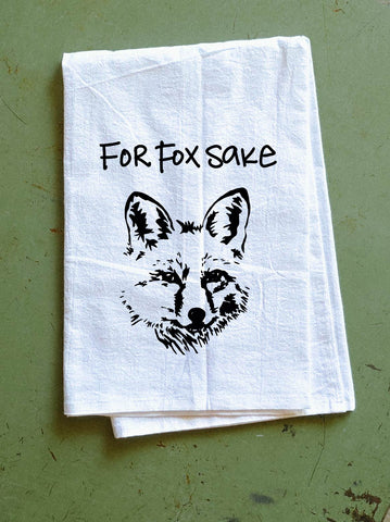 FOX TEA TOWEL - PUNNY PINES