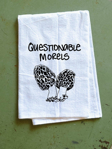 MUSHROOM TEA TOWEL - PUNNY PINES