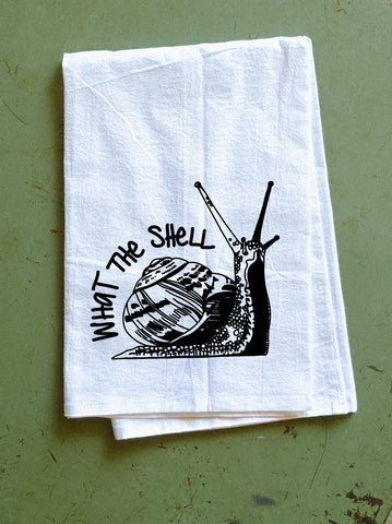 SNAIL TEA TOWEL - PUNNY PINES