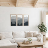 ALPINE TRIPTYCH — Panoramic Series | Three 12x24 Framed Prints