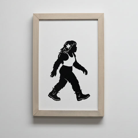 GRANOLA GIRL — Sasquatch Series | 8x12